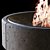 Outdoor Fire Pit | 400mm Height | 1380mm Diameter 3D model small image 4