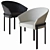 Valmy Armchair: Sleek and Stylish Seating 3D model small image 3