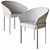 Valmy Armchair: Sleek and Stylish Seating 3D model small image 4