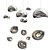 Sculpted Ceramic Pendant Lights 3D model small image 5