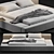 Versatile Living Divani Extra Wall Bed 3D model small image 2