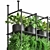 Metal Hanging Indoor Plant Pot Collection 3D model small image 5