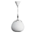 Romatti ENTE Pendant Lamp - Black & White 3D model small image 2