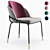 Luxurious Colello Velvet Arm Chair 3D model small image 1