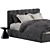 Stylish Emmett Side Storage Bed 3D model small image 2