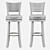 Woodville Salon & Fler Bar Stool 3D model small image 5