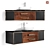 Hennessy Single Hanging Cabinet 3D model small image 1