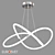 OM LED Chandelier: Smart Home Eurosvet 3D model small image 1