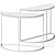 Elegant Amorica Console Table: A Perfect Blend of Style and Function 3D model small image 2