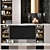 Sleek TV Wall 75 3D model small image 2