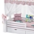 Children's Pine Bed House with Drawers 3D model small image 5
