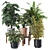 Premium Indoor Plants Set 3D model small image 3