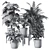 Premium Indoor Plants Set 3D model small image 4