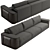 Master Sofa Collection: Fabric & Leather 3D model small image 5