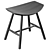 Fredericia Johansson J63 Stool: Sleek Scandinavian Design 3D model small image 1