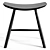 Fredericia Johansson J63 Stool: Sleek Scandinavian Design 3D model small image 7