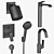 Hansgrohe Vivenis Pulsify Set 3D model small image 4