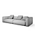 Natural Stone Sofa - A Flawless Blend of Comfort and Elegance 3D model small image 4