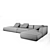 Modern Stone Sofa: Form Mebel 3D model small image 4