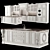 Elegant Kitchen Charm 3D model small image 8