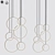 Modern LED Pendant Chandelier 3D model small image 1