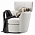 Modern Swivel Chair: Ditre Italia Claire 3D model small image 4