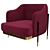 Royal Oxford Armchair Collection 3D model small image 4