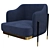 Royal Oxford Armchair Collection 3D model small image 5