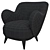 Vintage Kagan Barrel Chairs | Mid-Century Modern Design 3D model small image 6