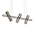 Kellys Designer Chandelier - Elegant Metal Statement 3D model small image 1