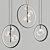 Elegant Pendant Ring LED Light 3D model small image 2