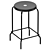 Sleek and Modern Bar Stool 3D model small image 2