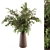 Green Branch Concrete Vase: 63 3D model small image 1