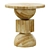 Modern Oak End Table: Jordan 3D model small image 1