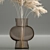 Elegant White Pampas Grass Bouquet 3D model small image 5