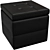 Denim Storage Bin with Lid 3D model small image 4