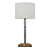 Elegant Tessa Acrylic Lamp 3D model small image 1