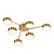 Lampatron DAHLIA 6 - Elegant LED Ceiling Chandelier 3D model small image 3