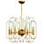 Title: Elegant Sciolari Brass Chandelier 3D model small image 2