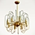 Title: Elegant Sciolari Brass Chandelier 3D model small image 3