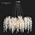 Luxury Cascading Crystal Chandelier 3D model small image 2