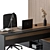 L-Desk Manager Set 35: Stylish Office Furniture 3D model small image 4