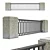 Granite & Metal Fence: Elegant & Strong 3D model small image 1