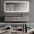 Contemporary Atelier Vanity with Integrated Lighting 3D model small image 1