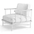 Relaxed Oak Alma Chair 3D model small image 6