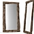 Vintage Reflections: 2150x1250mm Aged Mirror 3D model small image 1