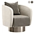 Stylish Club Her Armchair: Chic Comfort 3D model small image 1