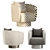 Stylish Club Her Armchair: Chic Comfort 3D model small image 4