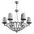 Luxurious Maytoni Pantheon Chandelier 3D model small image 3