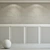 Elegant Plaster Molding 230 3D model small image 1